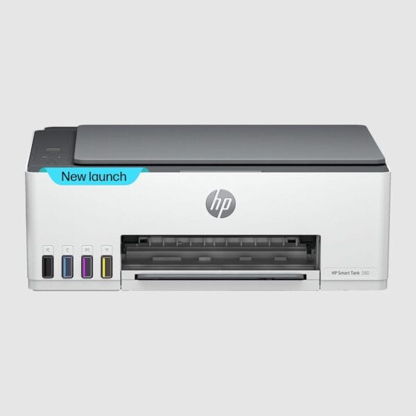 HP Smart Tank 580 All-in-One WiFi Colour Wireless  | 1 Extra Black Ink Bottle | 1+1 Year Extended Warranty