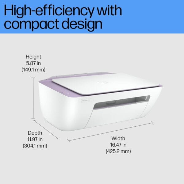 HP Deskjet 2331 Colour Printer, Scanner and Copier for Home/Small Office, Compact Size, Reliable, Easy Set-Up Through HP Smart - Image 2