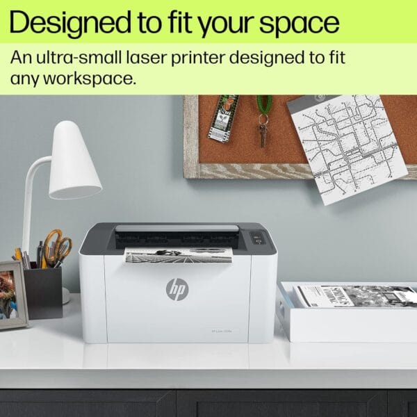 HP Laser 1008a Printer, Single Function, Print, Hi-Speed USB 2.0, Up to 21 ppm, 150-sheet Input Tray - Image 2